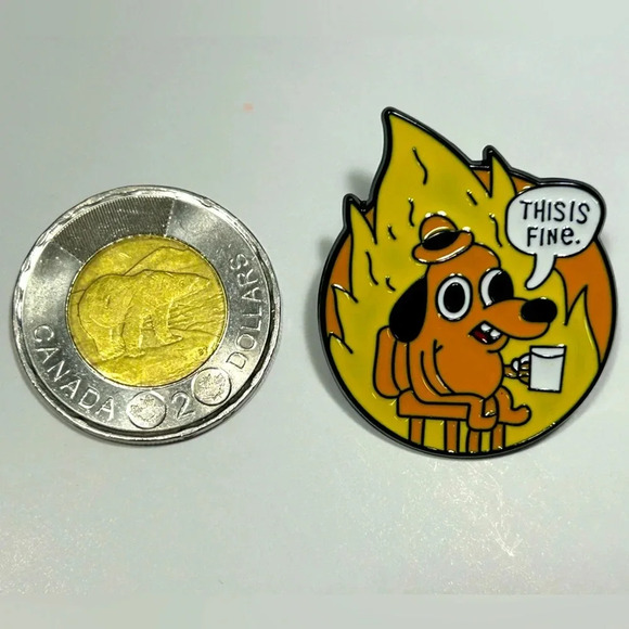 Gunshow ‘On Fire’  Comic - This is fine. Meme Pin 🔥 - Picture 2 of 5